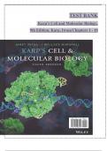 TEST BANK For Karp&rsquo;s Cell and Molecular Biology&comma; 9th Edition by Gerald Karp&comma; Janet Iwasa&comma; Verified Chapters 1 - 18&comma; Complete Newest Version