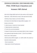 POUL 1010E Exam 2 Questions and Answers 100&percnt; Solved