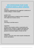 NFR CERTIFICATION STUDY GUIDE  COMPLETE RATED A LATEST UPDATED&period; 