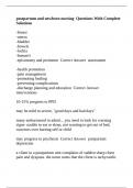 postpartum and newborn nursing  Questions With Complete Solutions