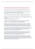 WGU D338 Exam 141 Questions with Verified Answers&comma;100&percnt; CORRECT