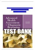 Advanced Health Assessment and Diagnostic Reasoning&comma; 4th Edition Test Bank by Jacqueline Rhoads&comma; All Chapters 1 - 18&comma; Verified Newest Version