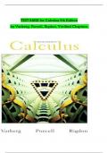 TEST BANK for Calculus 9th Edition by Varberg&comma; Purcell and Rigdon&comma; all Chapters covered ISBN&colon; 9780131429246
