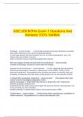   SOC 200 NOVA Exam 1 Questions And Answers 100&percnt; Verified&period;