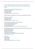 Nurse and Medication Aide Practice States Exam&vert; New Latest 2025 Version&vert; Best Practice Exam&vert; Quality Study Guide 