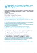 VATI Fundamentals Pre-Assessment Exam &lpar;Latest Update 2024 &sol; 2025&rpar; &vert; Review Questions and Verified Answers &vert; 100&percnt; Correct &vert; Grade A 