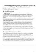 Solution Manual for Principles Of Managerial Finance 16th Edition by Chad J&period; Zutter&comma; Scott Smart