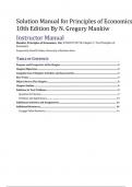 Solution Manual for Principles of Economics&comma; 10th Edition By N&period; Gregory Mankiw
