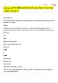 MBAC 6090 Midterm Questions And Answers Latest Update