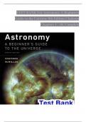 TEST BANK For Astronomy A Beginners Guide to the Universe&comma; 8th Edition by Chaisson&comma; Verified Chapters 1 - 18&comma; Complete Newest Version