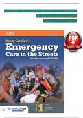 TEST BANK For Nancy Caroline&rsquo;s Emergency Care in the Streets&comma; 8th Edition by Nancy Caroline&comma; Verified Chapters 1 - 53&comma; Complete Newest Version