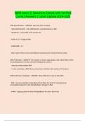 QBM exam 3&vert; Questions Solved with Verified Correct Answers &vert; Latest Update 2024-2025