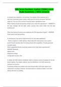 Qlik Sense Business Analyst &lpar;QSBA&rpar; exam Study Questions &vert; With Answers