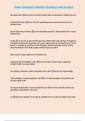 Texas Landscape Irrigation Questions and Answers  