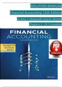 Solution Manual For Financial Accounting&comma; 11th Edition by Jerry J&period; Weygandt&comma; Paul D&period; Kimmel&comma; Verified Chapters 1 - 13&comma; Complete Newest Version