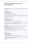Donaldson Final Exam Questions and Answers&lpar;RATED A&rpar;