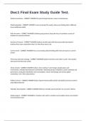 Dwc1 Final Exam Study Guide Test&period;