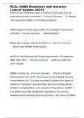 RCAL NABS Questions and Answers &lpar;Latest Update 2025&rpar;
