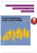 TEST BANK For Discovering the Life Span&comma; 5th Edition Robert S&period; Feldman&comma; Verified Complete Newest Version