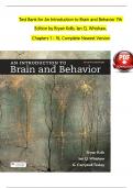FULL TEST BANK For An Introduction To Brain And Behavior 7th Bryan Kolb &comma; Ian Q&period; Whishaw &comma; G&period; Campbell Teskey Latest Update Graded A&plus;&period;
