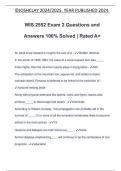 WIS 2552 Exam 2 Questions and Answers 100&percnt; Solved &vert; Rated A&plus;