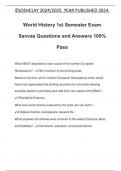 savvas Exam Package Deal Questions and Answers 100&percnt; Solved