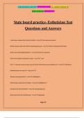 State board practice- Esthetician Test Questions and Answers