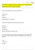 IT-200 Comptia Section Quiz 2&period;2&period;7 Questions And Answers Latest Update