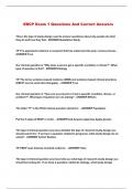 EBCP Exam 1 Questions And Correct Answers