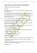 ADEX PRACTICE QUESTIONS AND ANSWERS