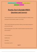 Practice Test 5 &lpar;Eatright PREP&rpar; Questions and Answers