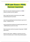 NUR 590 BUNDLED EXAMS 