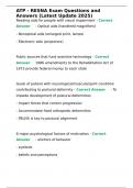 ATP - RESNA Exam Questions and Answers &lpar;Latest Update 2025&rpar;