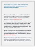 PN VATI MENTAL HEALTH 2024 ACTUAL EXAM TEST BANK  QUESTIONS AND CORRECT DETAILED ANSWERS WITH  RATIONALES&vert;ALREADY GRADED A&plus;&period;