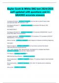 Baylor Scott & White EKG test 2024&sol;2025 well updated with questions and A&plus; GRADED accurate answers 