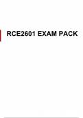 RCE2601 EXAM PACK 2024 - DISTINCTION GUARANTEED&period;