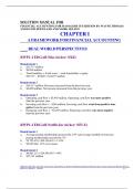SOLUTION MANUAL FOR FINANCIAL ACCOUNTING FOR MANAGERS 1ST EDITION BY WAYNE THOMAS AND DAVID SPICELAND AND MARK NELSON