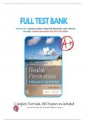 Test Bank for Health Promotion Throughout the Life Span&comma; 10th Edition by Edelman&comma; 9780323761406&comma; Covering Chapters 1-25 &vert; Includes Rationales &vert;&vert;Complete A&plus; Guide