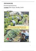 Test Bank for Environmental Science&comma; 16th Edition by Eldon Enger &vert;&vert; All Chapters 1-20 &vert;&vert; Newest Edition 