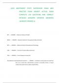 LEAD ABATEMENT STATE SUPERVISOR EXAM AND  PRACTICE EXAM NEWEST ACTUAL EXAM  COMPLETE 250 QUESTIONS AND CORRECT  DETAILED ANSWERS &lpar;VERIFIED ANSWERS&rpar;  &vert;ALREADY GRADED A&plus;