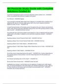 NH Pesticide Study Guide with Complete Solutions Graded A&plus;