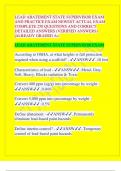 LEAD ABATEMENT STATE SUPERVISOR EXAM AND PRACTICE EXAM NEWEST ACTUAL EXAM COMPLETE 250 QUESTIONS AND CORRECT DETAILED ANSWERS &lpar;VERIFIED ANSWERS&rpar; &vert;ALREADY GRADED A&plus; LEAD ABATEMENT STATE SUPERVISOR EXAM According to OSHA&comma; at what heights is fall protection 