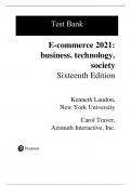 Test Bank for E-Commerce 2021 Business&comma; Technology and Society 16th Edition By Kenneth Laudon