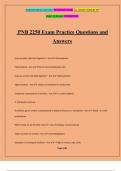 PNB 2250 Bundled Exams Questions and Answers - Updated 2024