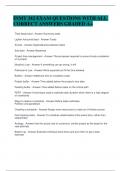 INMT 342 EXAM QUESTIONS WITH ALL CORRECT ANSWERS GRADED A&plus; 
