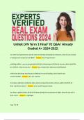 Unitek LVN Term 1 Final&sol; 92 Q&A&sol; Already Graded A&plus; 2024-2025&period; 