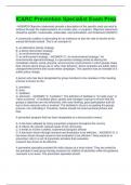 IC&RC Prevention Specialist Exam Prep