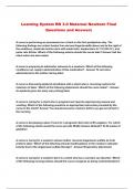 Learning System RN 3&period;0 Maternal Newborn Final Questions and Answers