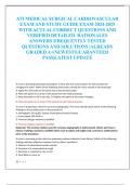 ATI MEDICAL SURGICAL CARDIOVASCULAR EXAM AND STUDY GUIDE EXAM 2024-2025  WITH ACTUAL CORRECT QUESTIONS AND  VERIFIED DETAILED RATIONALES  ANSWERS &vert;FREQUENTLY TESTED  QUESTIONS AND SOLUTIONS &vert;ALREADY  GRADED A&plus;&vert;NEWEST&vert;GUARANTEED  PASS&vert;LATEST UPDATE