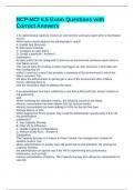 NCP-MCI 6&period;5 Exam Questions with Correct Answers